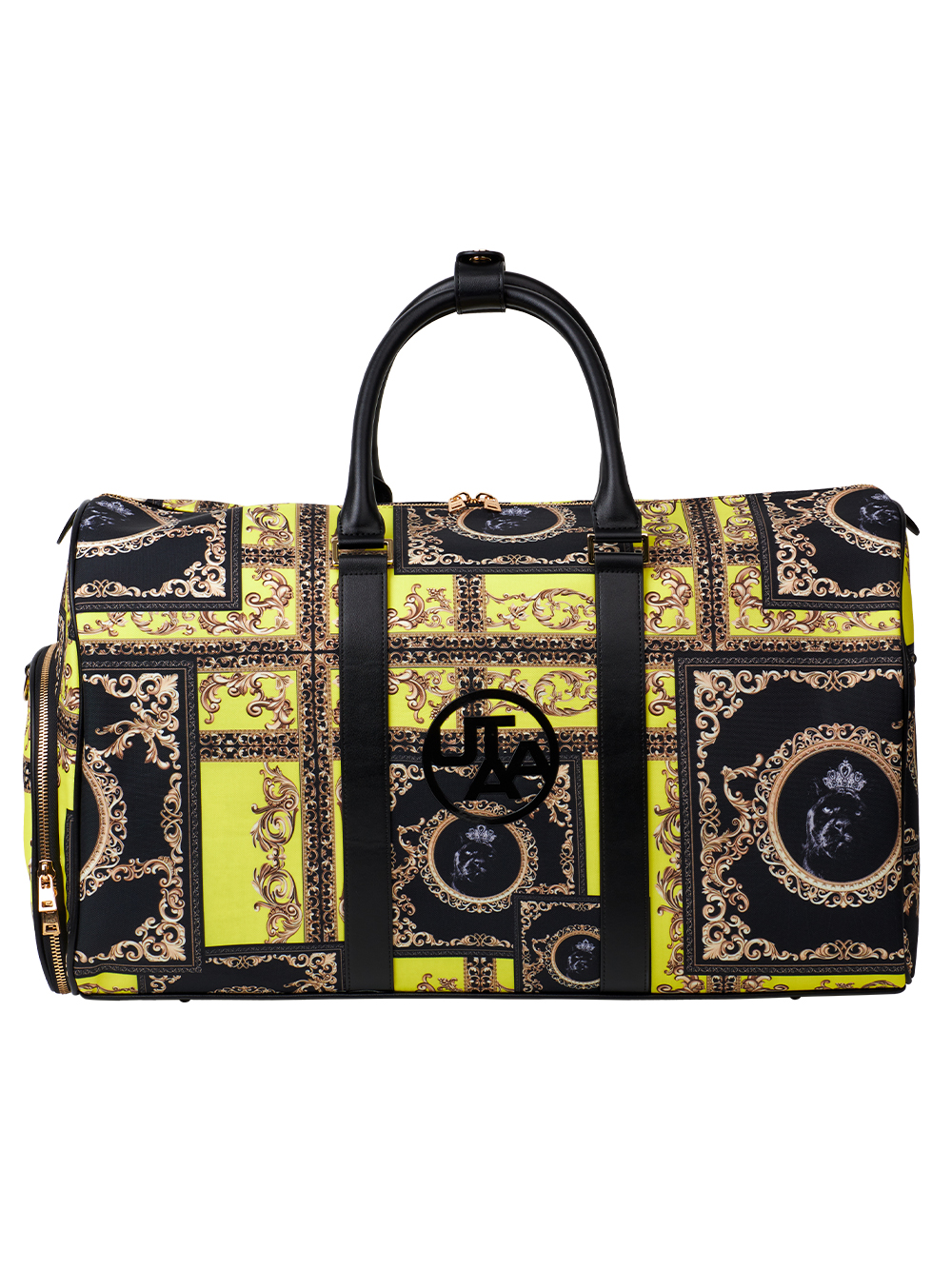 UTAA Dazzle Baroque Boston Bag : Yellow (UB0GOU300YE)