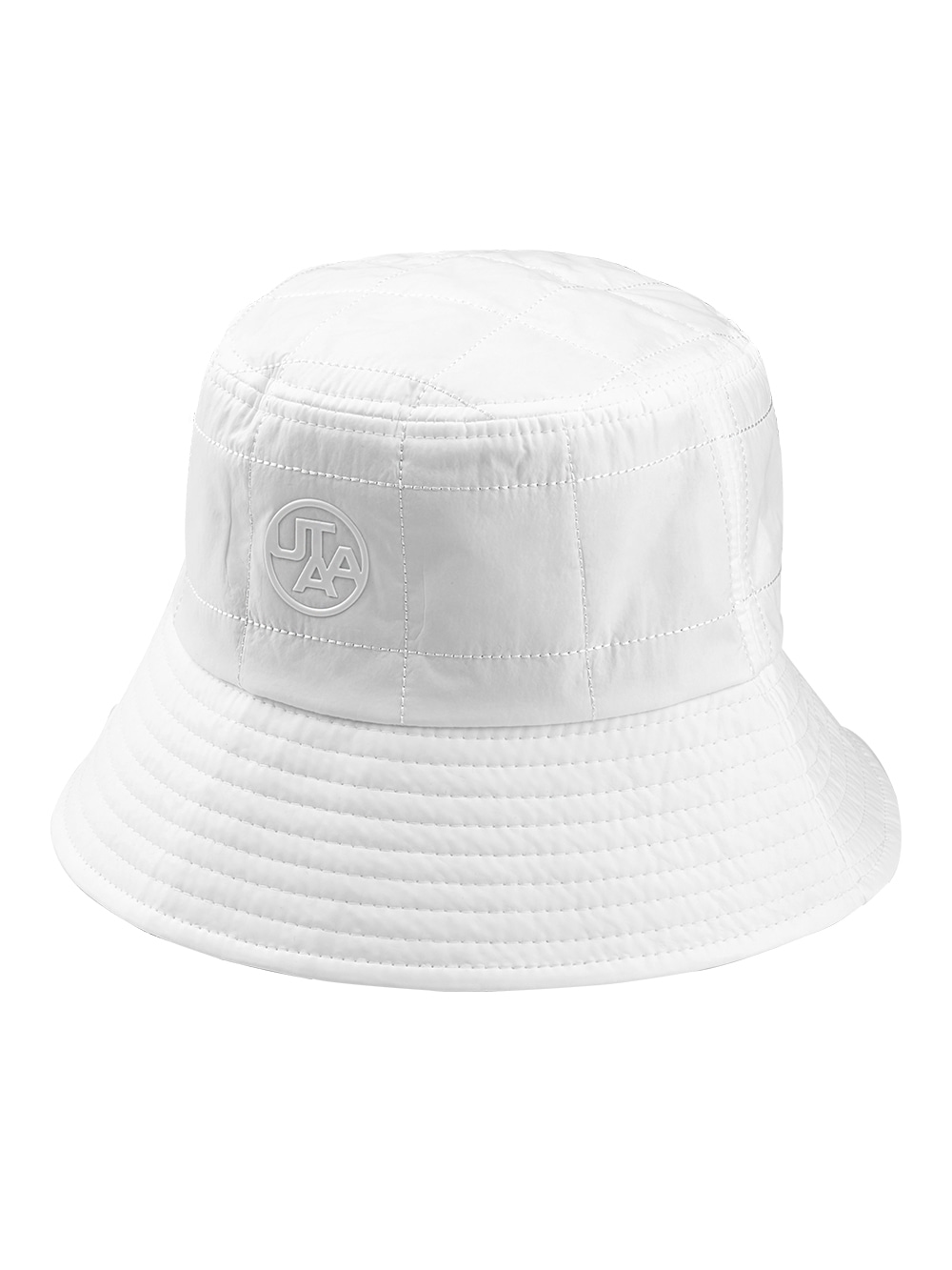 UTAA Square Quilting Bucket Hat : White (UA4GCF744WH)