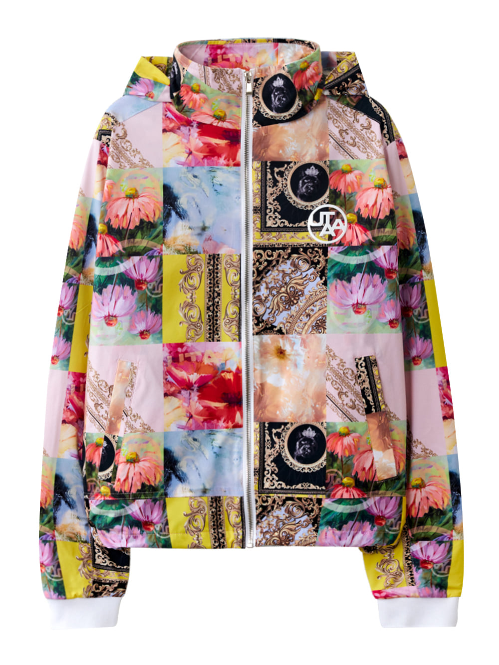 UTAA Fiesta Patchwork Windbreaker Jumper : Women&#039;s (UB2JPF482LP)