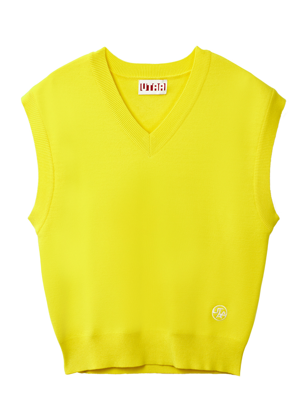 UTAA Pastel Over Fit Knit Vest : Womens (UB3KVF800YE)