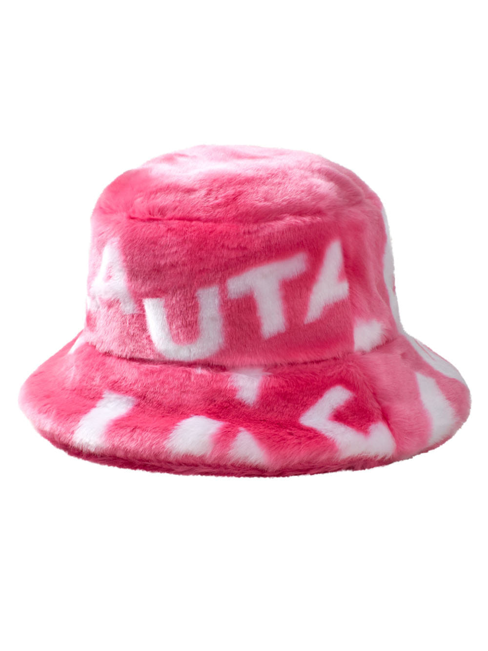 UTAA Signal Logo Fur Bucket Hat : Women&#039;s Pink(UB4GCF584PK)