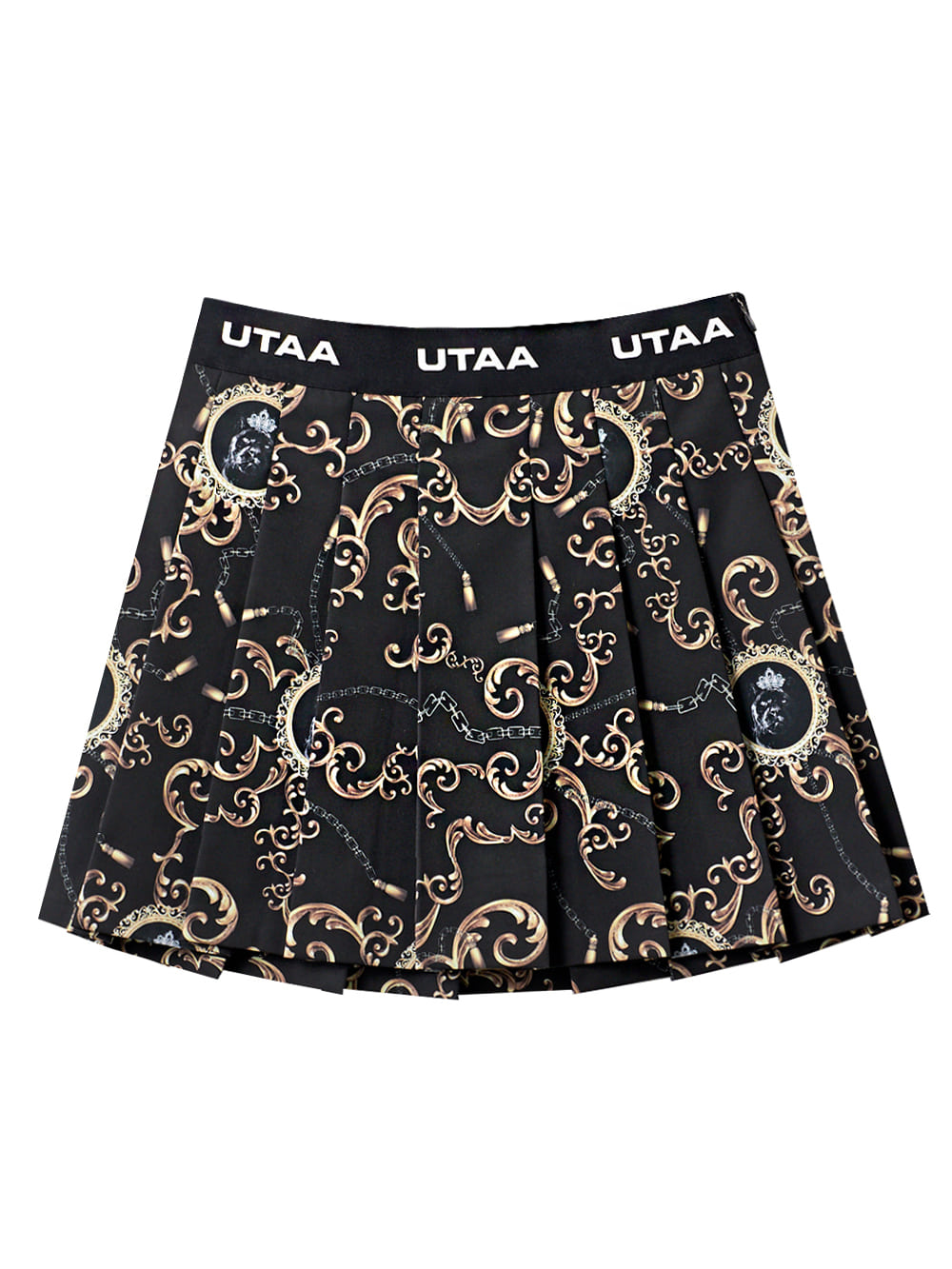 UTAA Cryptic Stellar Pleats Skirt : Black(UD1SKF831BK)