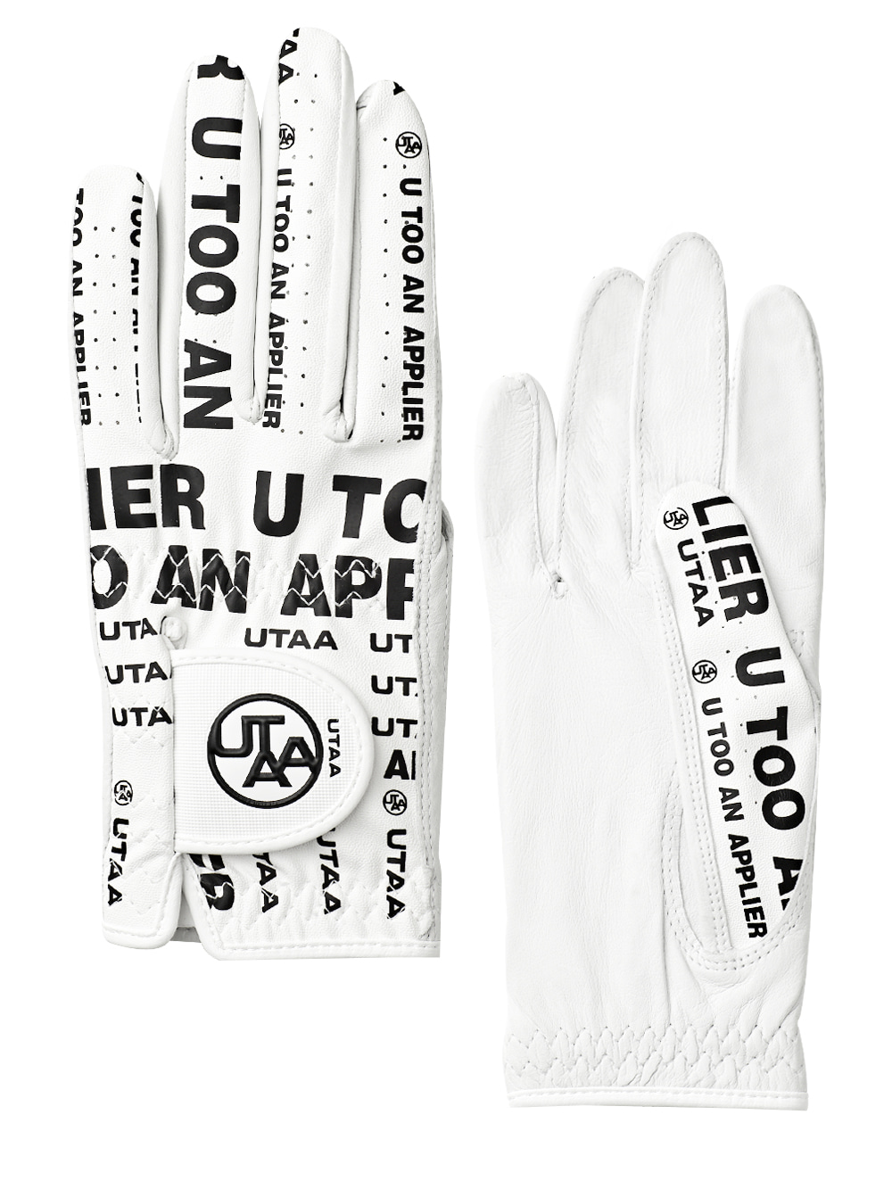 UTAA Traffic Messenger Sheepskin Golf Gloves : Women&#039;s White(UC0GVF651WH)