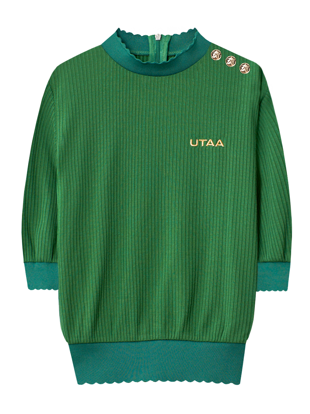 UTAA Ducat Pinking Sleeve : Women&#039;s Green(UC2STF410GN)