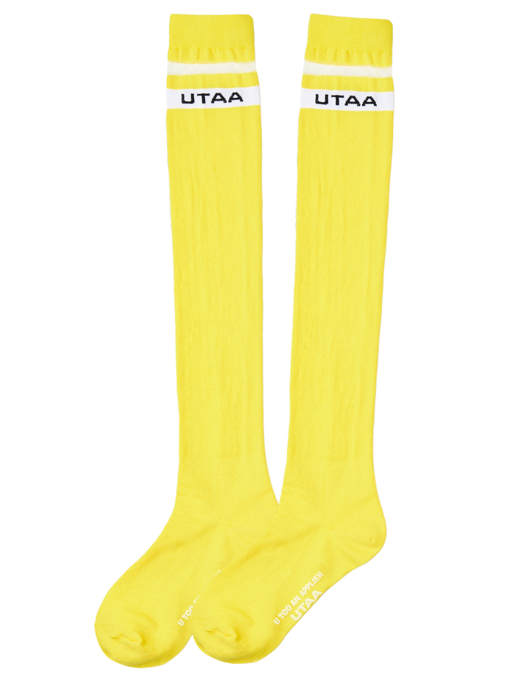 UTAA Passenger Logo Knee Socks : Yellow (UC0GSF157YE)