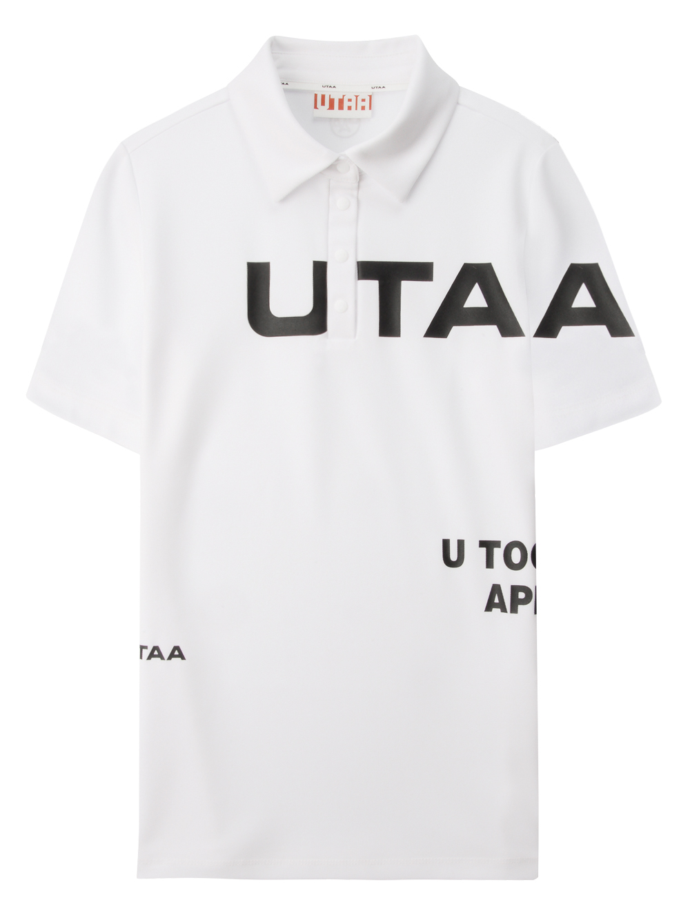 UTAA Brie Big Logo Symbol PK T-Shirts : Men&#039;s White (UC2TSM283WH)