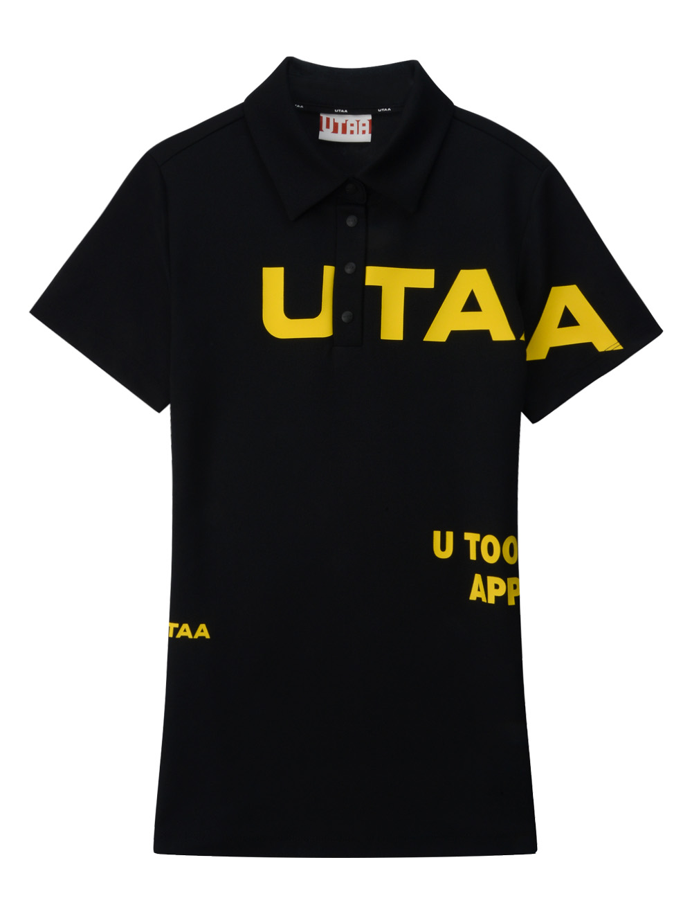 UTAA Brie Big Logo Symbol PK T-Shirts : Women&#039;s Black (UC2TSF283BK)