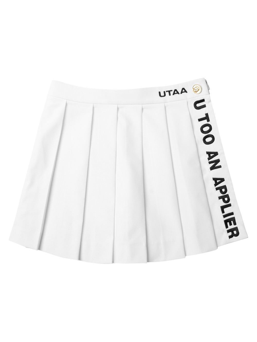 UTAA Ducat Short Skirt Pants : Women&#039;s White (UC2PSF283WH)