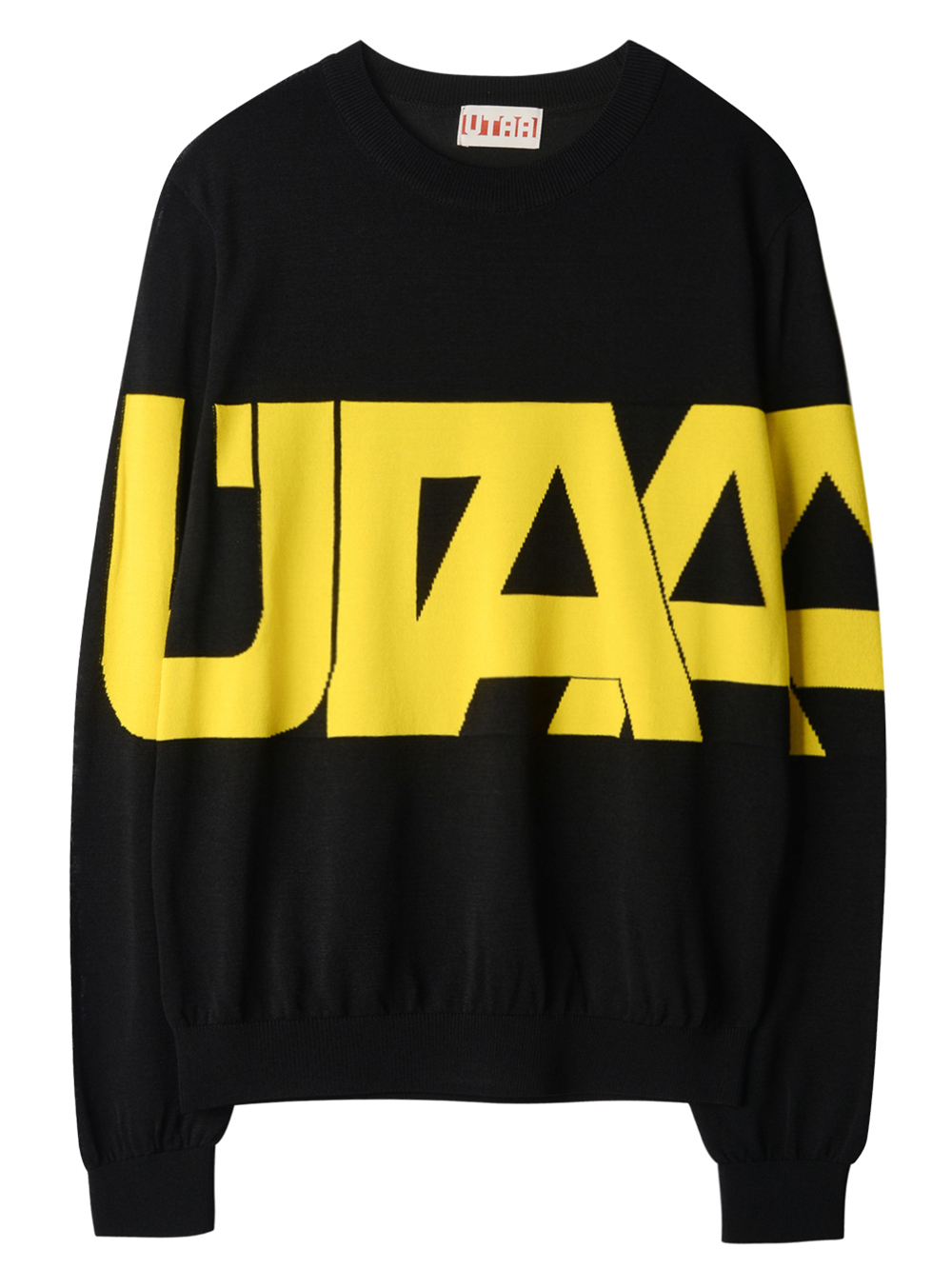 UTAA Midday Logo Knit Pullover : Men&#039;s Black (UC3KTM114BK)