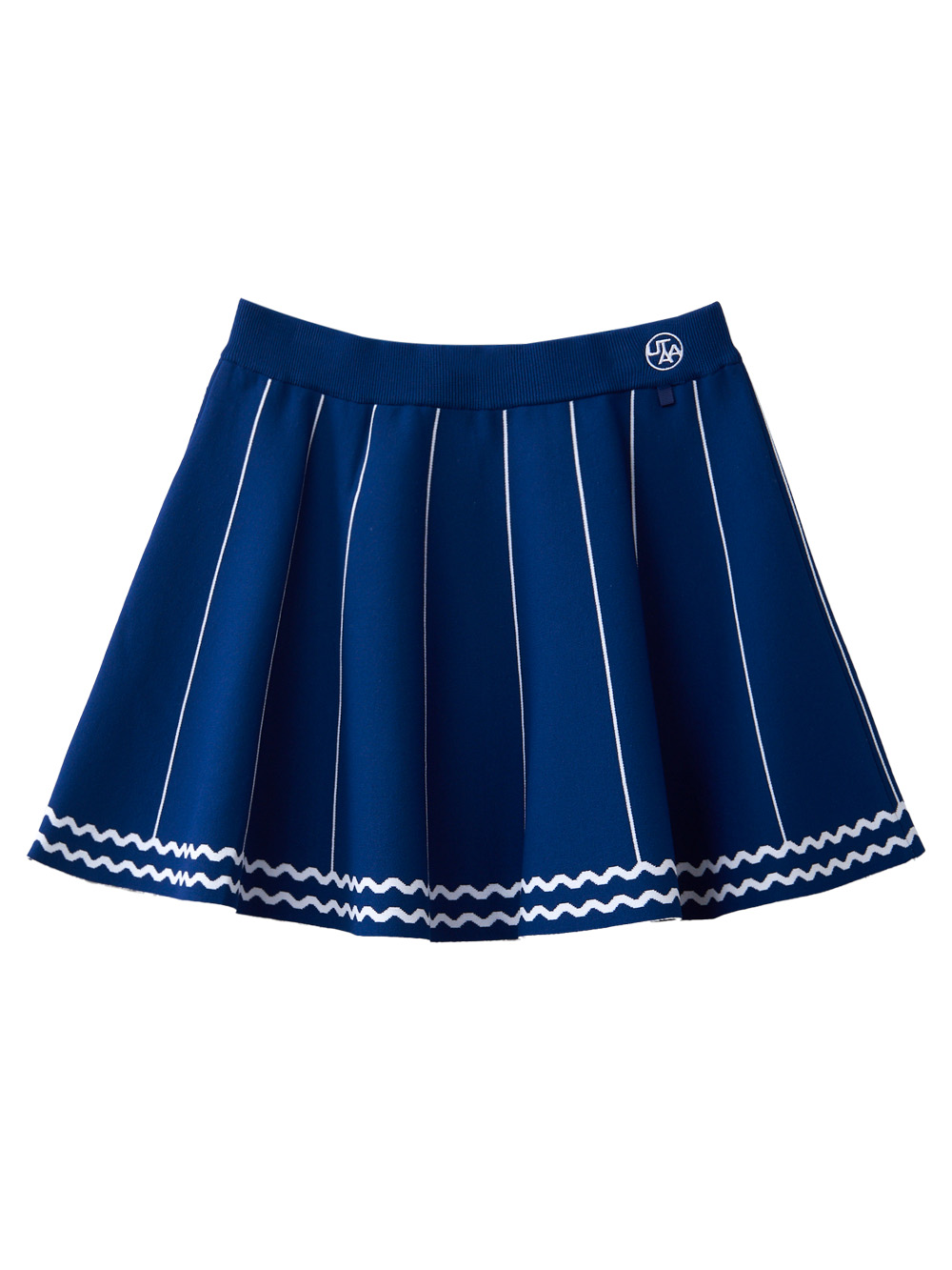 UTAA Pixel Wave Flare Skirt : Women&#039;s Blue (UC2SKF256BL)