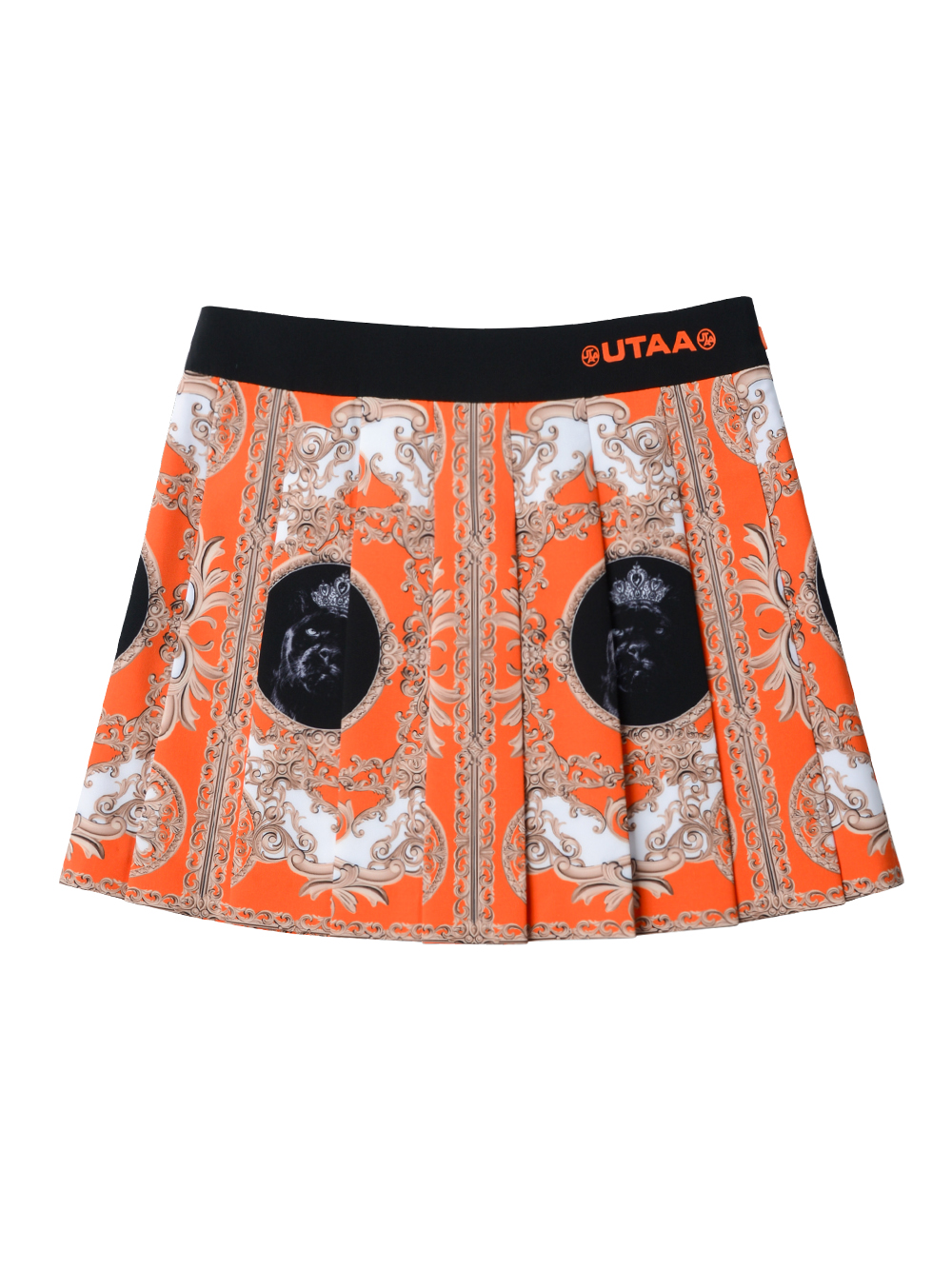 UTAA Panther Buckingham Skirt : Orange (UC3SKF591OR)