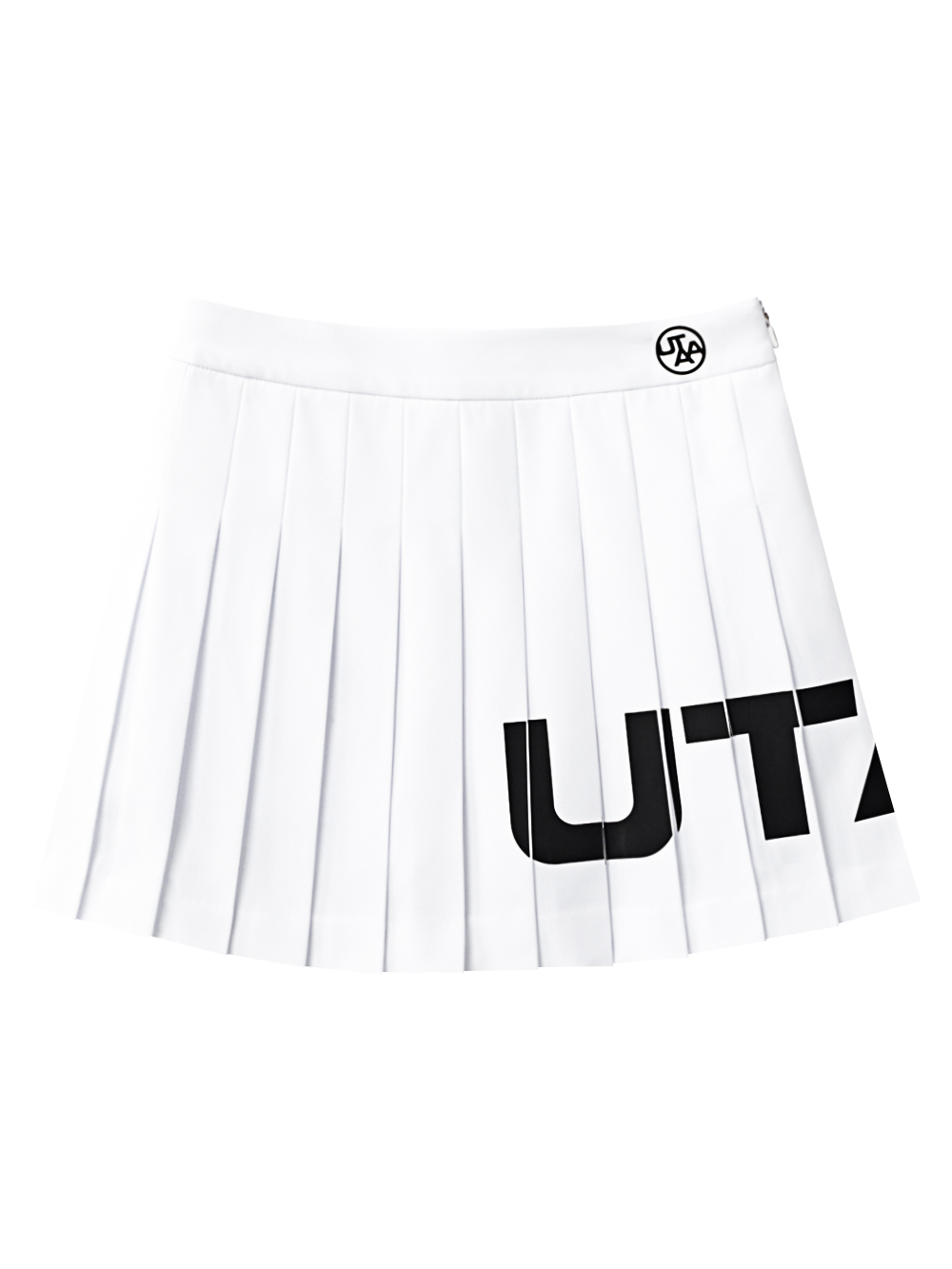 UTAA Bold Logo Flare Skirt  : White(UC4SKF292WH)