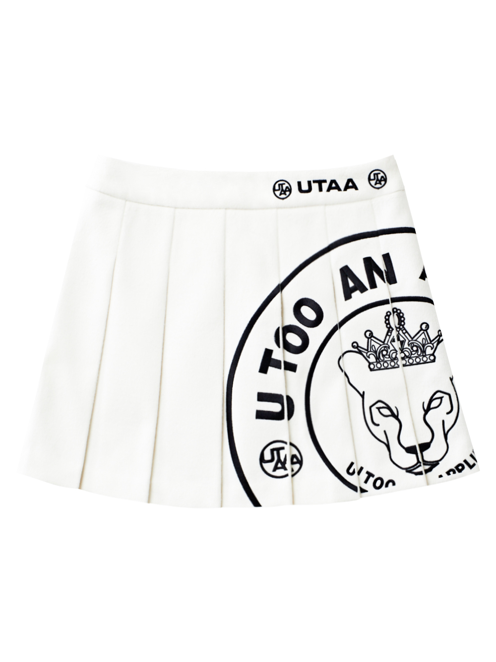UTAA Panther Emblem Flare Skirt  : Ivory(UC4SKF539IV)