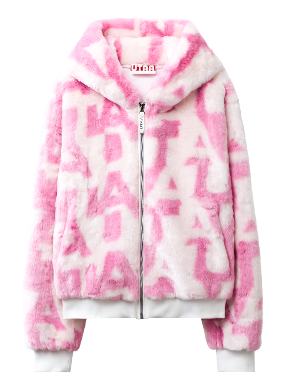 UTAA Color Mix Fur Jumper  : Women&#039;s Pink (UC4LTF841PK)