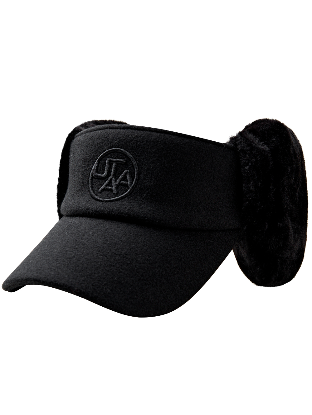 UTAA Season Fur Visor : Women&#039;s Black (UD1GCF742BK)