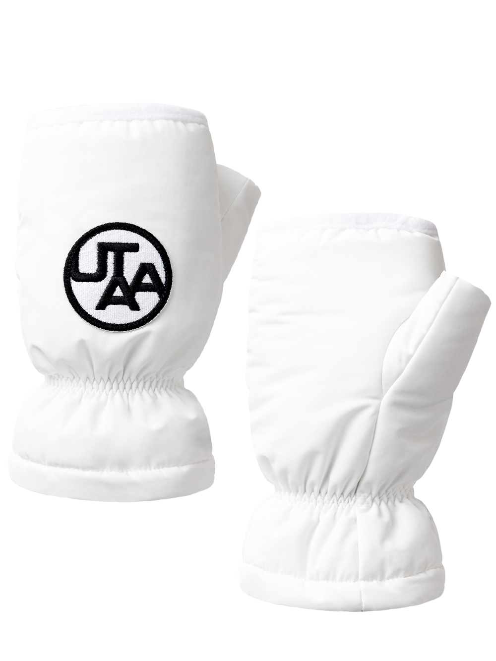 UTAA Symbol Snow Padding Gloves : White(UC4GVF627WH)