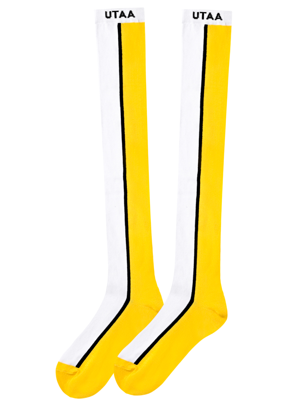 UTAA Forte Over Knee Socks : Women&#039;s Yellow (UD0GSF117YE)