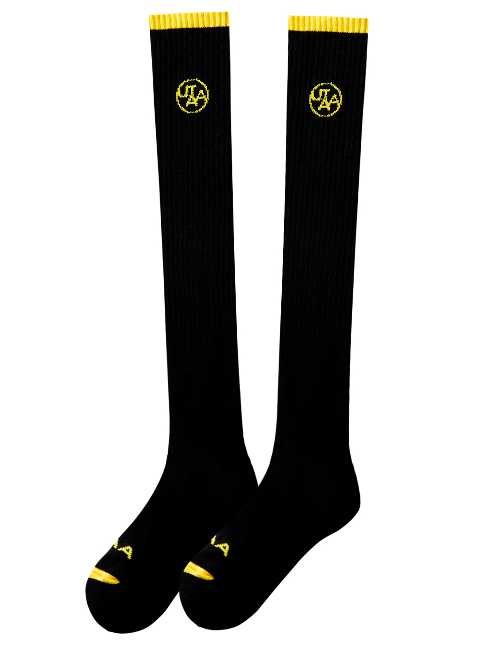 UTAA Contour Over Knee Socks : Women&#039;s Black (UD0GSF177BK)
