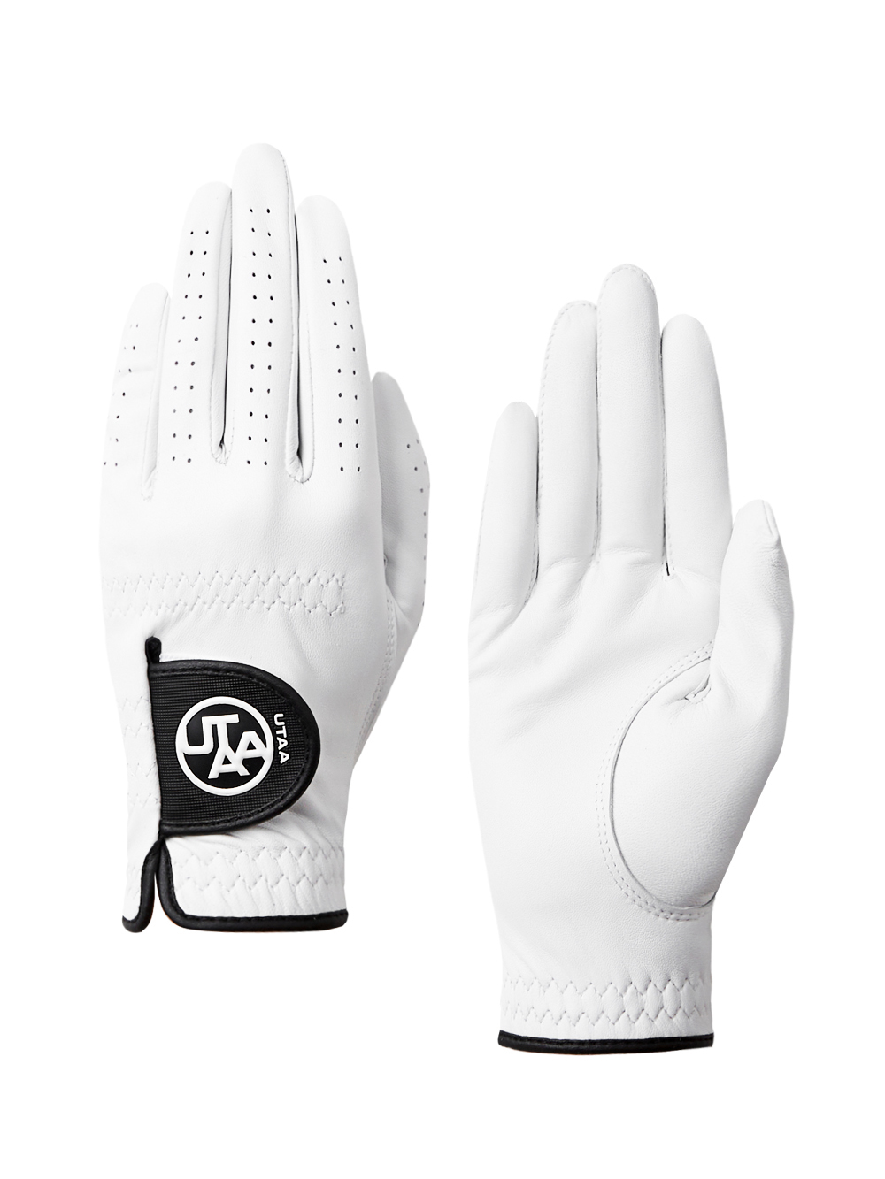 UTAA Mark Classic Golf Gloves : Women&#039;s White (UD0GVF210WH)