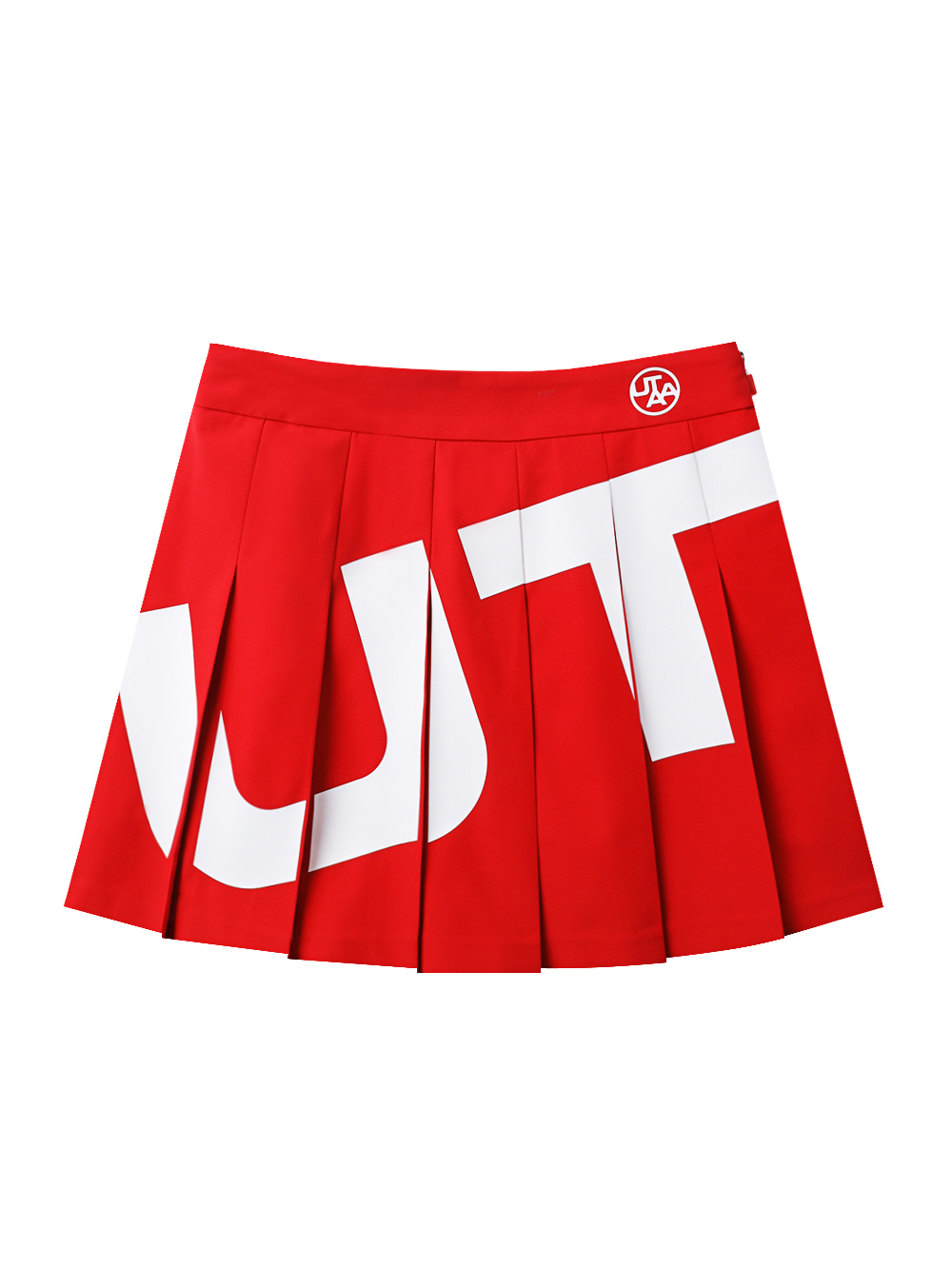 UTAA Mont Bulk Logo Pleats Skirt : Red (UD2SKF281RD)