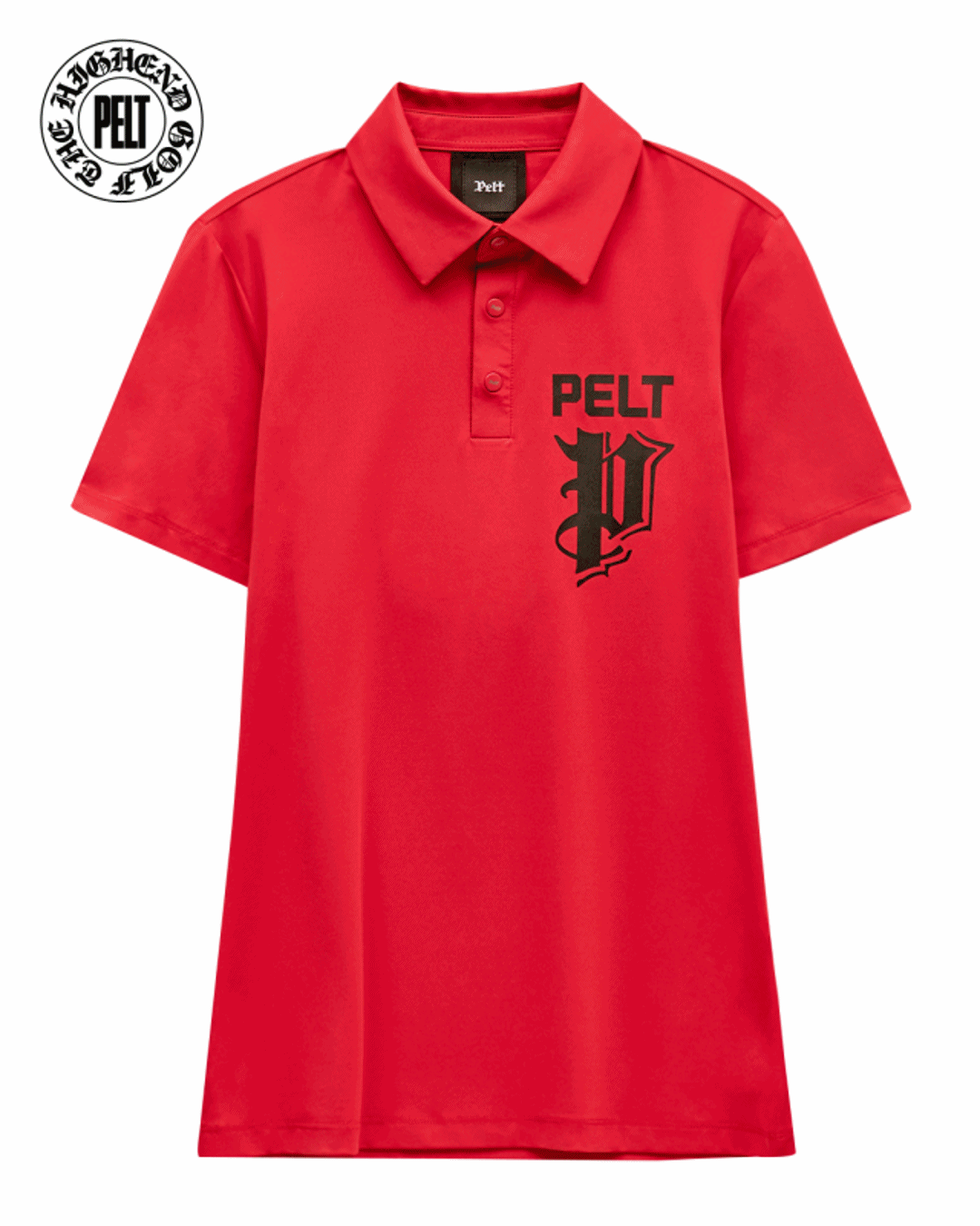 PELT Bold Stick-P Artwork PK Shirts : Women&#039;s Dark Pink (PB2TSF035DP)