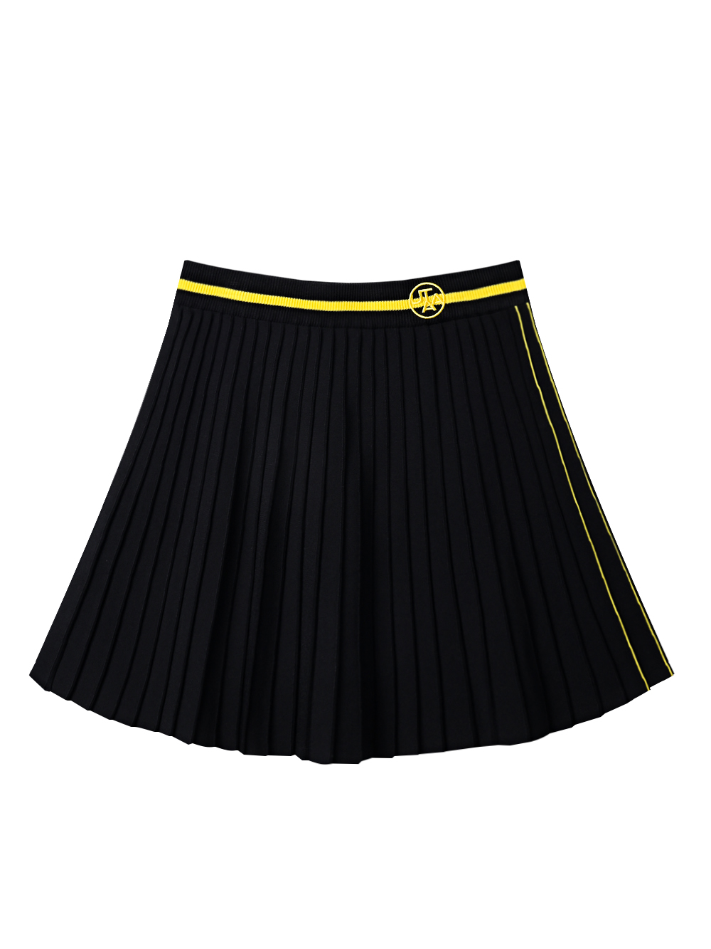 UTAA Notion Flare Knit Skirt : Black (UD2SKF424BK)