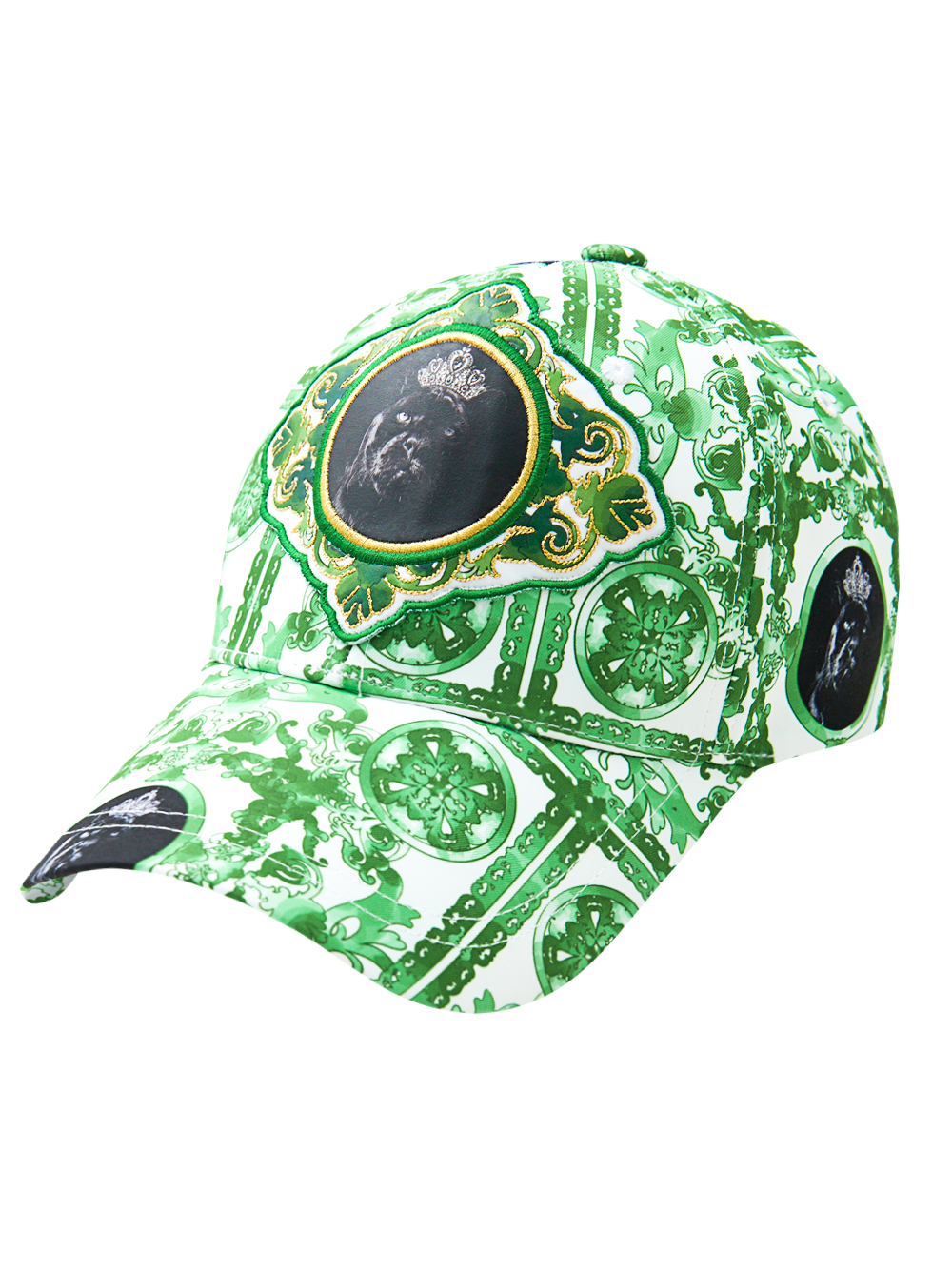 UTAA Sequence Baroque Graphic Cap : Women&#039;s Green (UD0GCF496GN)