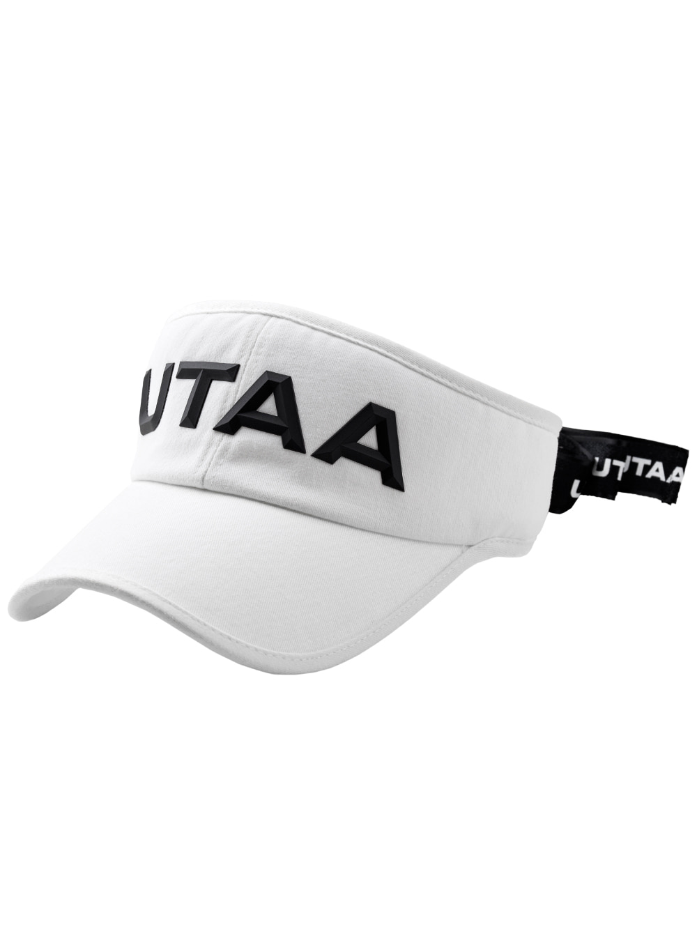 UTAA Figure Logo Sun Visor : Women&#039;s White (UB0GCF140WH)