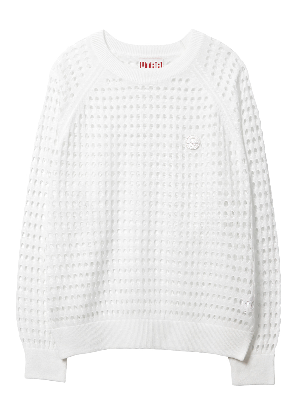 UTAA Punching Scasi Knit : White (UB1KTF252WH)