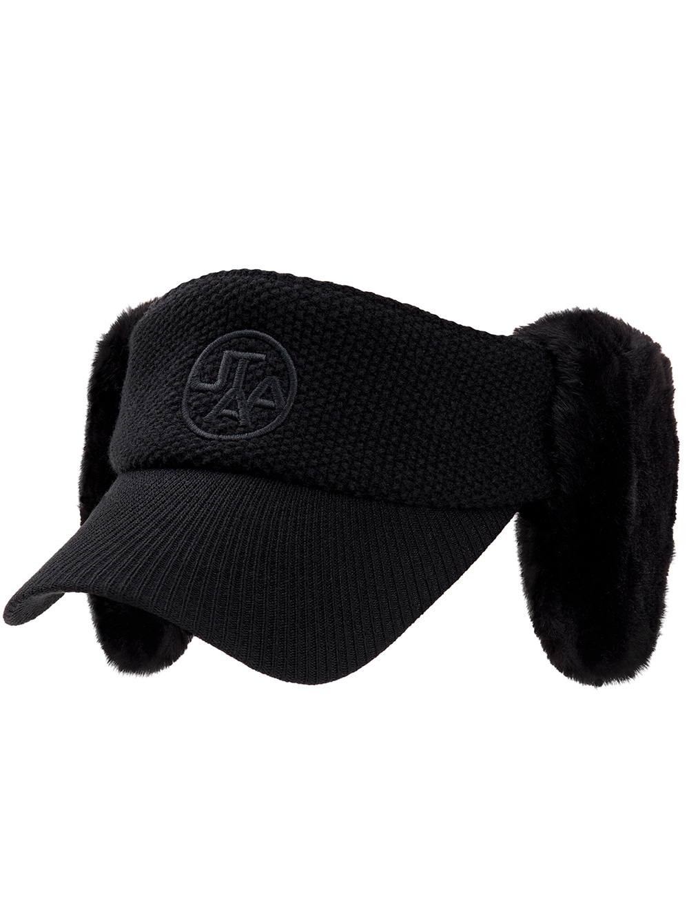 UTAA Olympus Knit  Fur Visor : Women&#039;s (UA4GCF740BK)