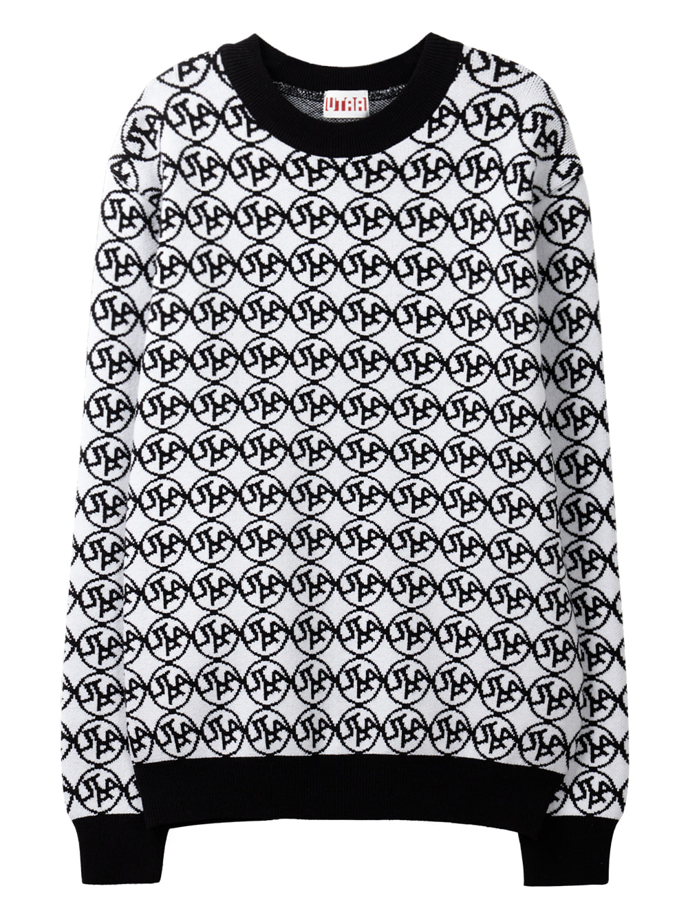 UTAA Stamp Jacquard Knit Pullover : Men&#039;s (UA4KTM556BK)