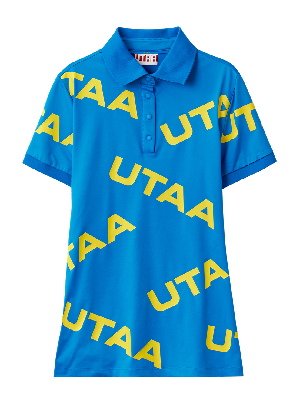 UTAA Logo Wave PK T-Shirts : Blue (UB2TSF110BL)
