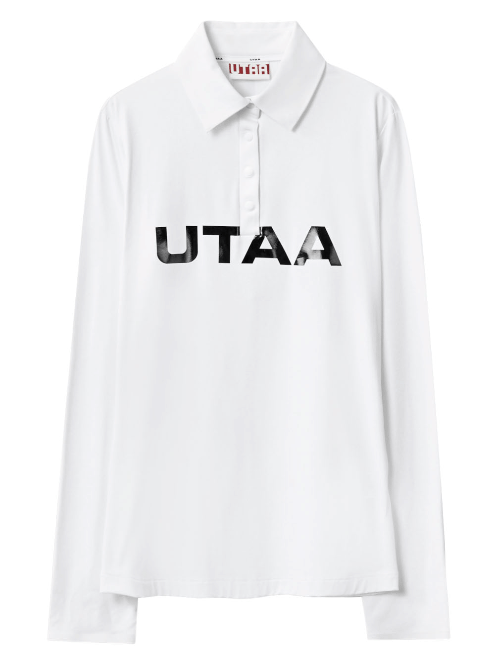 UTAA Swing Fit Cruz Tape Logo Sleeve : Women&#039;s White (UB4TLF531WH)