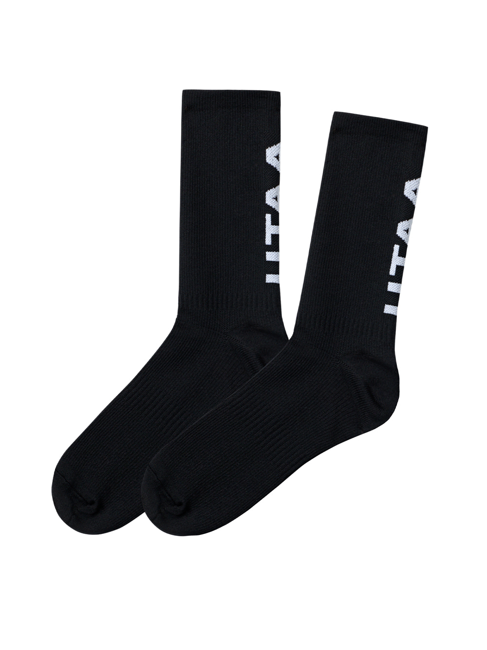 UTAA Logo Socks : Men&#039;s Black(UC0GSM122BK)