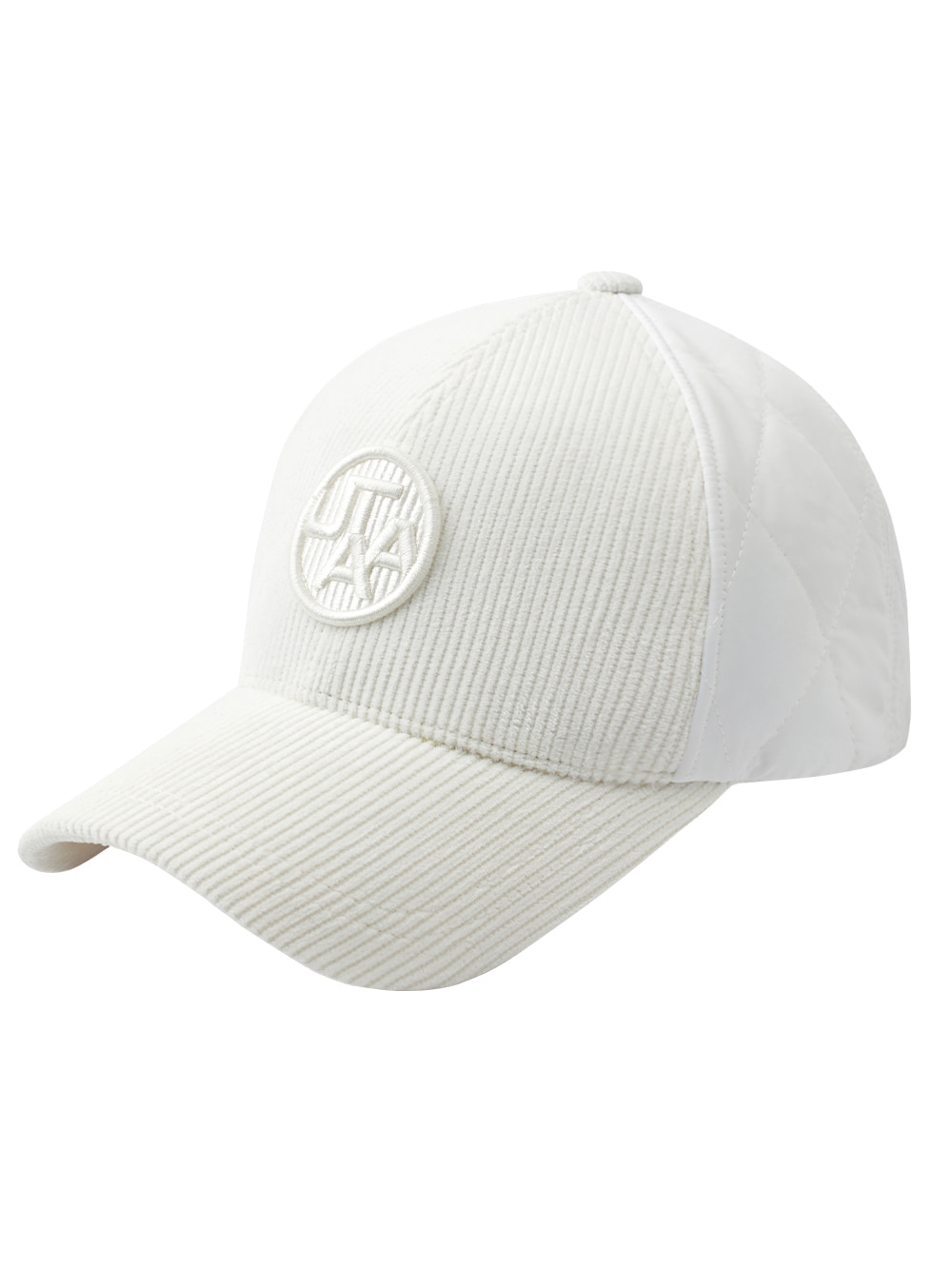 UTAA Symbol Quilting  Padding  Cap : White(UB4GCU211WH)