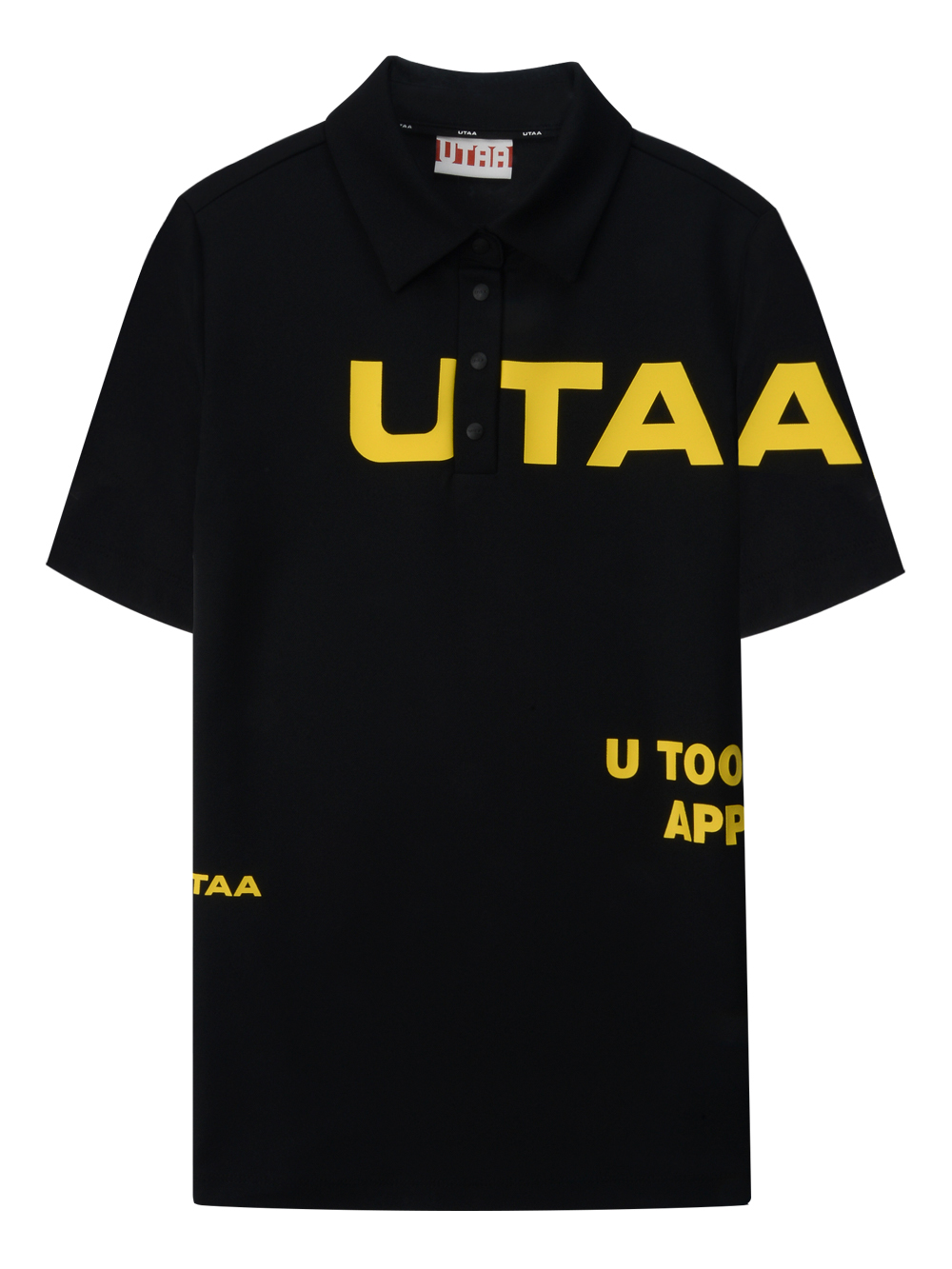 UTAA Brie Big Logo Symbol PK T-Shirts : Men&#039;s Black (UC2TSM283BK)