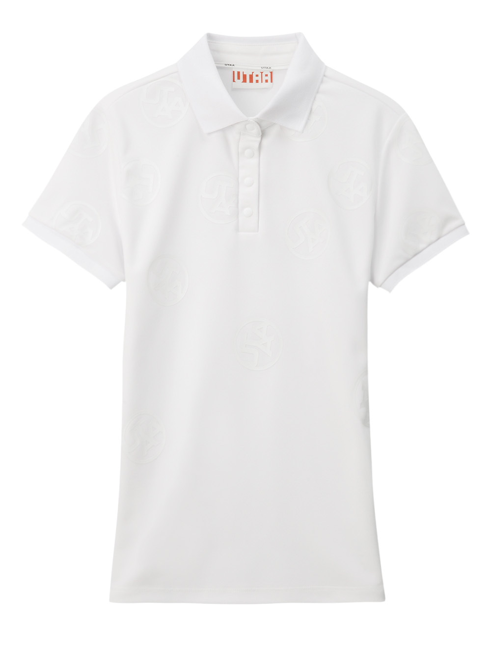 UTAA Logo Drop PK T-Shirts  : Women&#039;s White (UC2TSF295WH)
