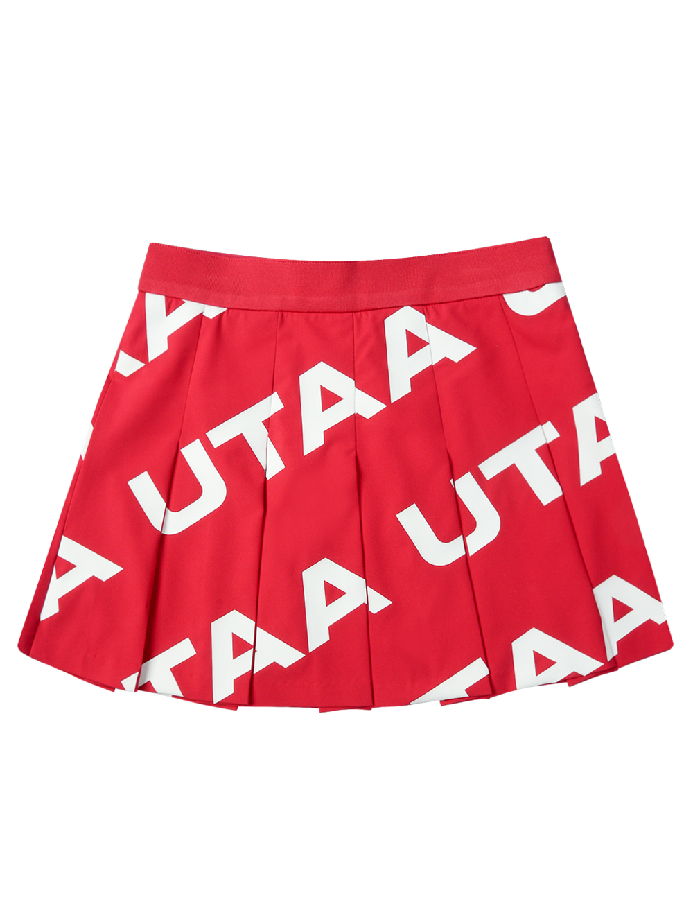 UTAA Logo Wave Flare Skirt  : Women&#039;s Pink(UC2SKF112PK)