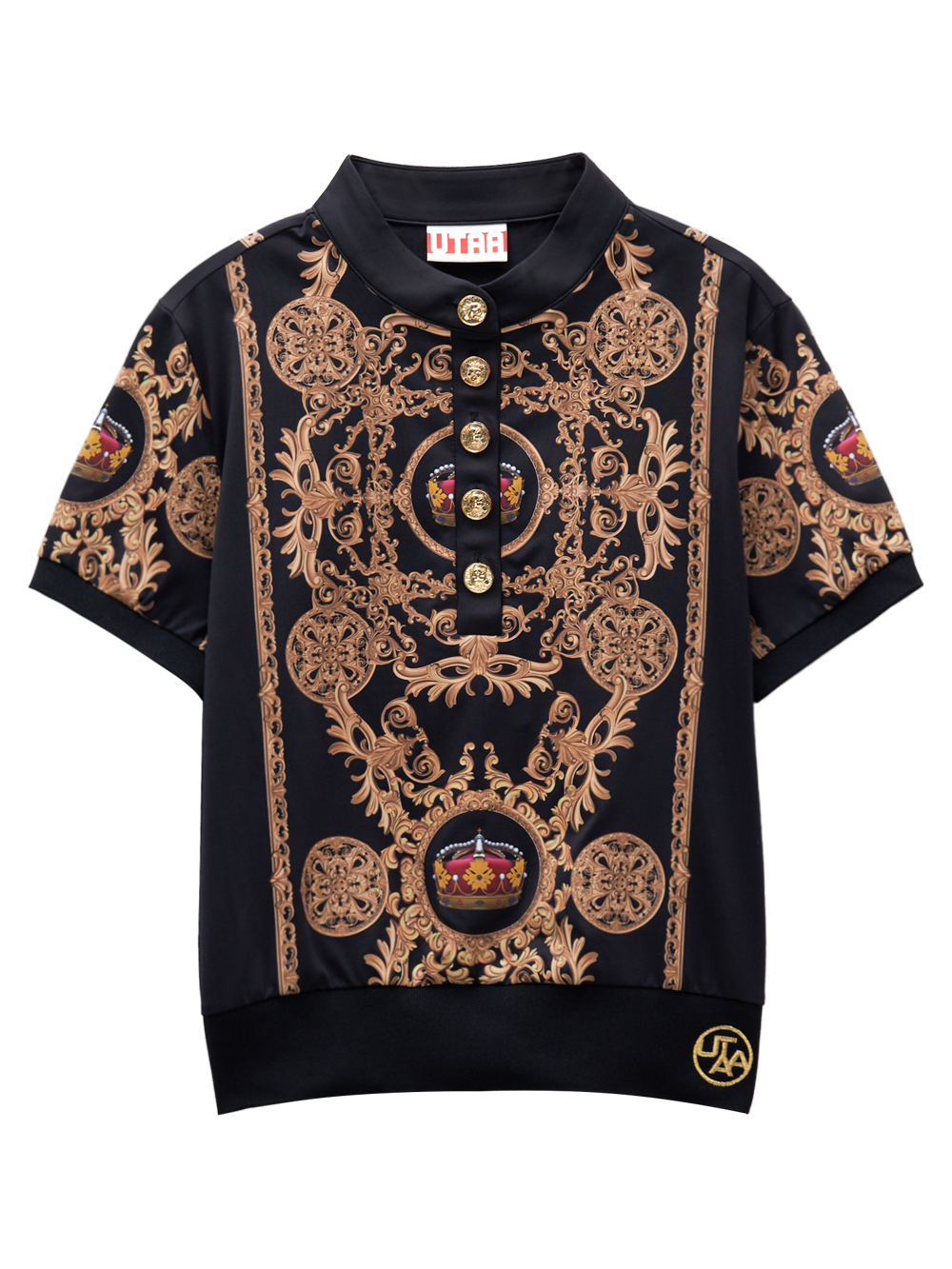 UTAA Emperor Crown Baroque PK T-shirts : Black (UC2TSF235BK)