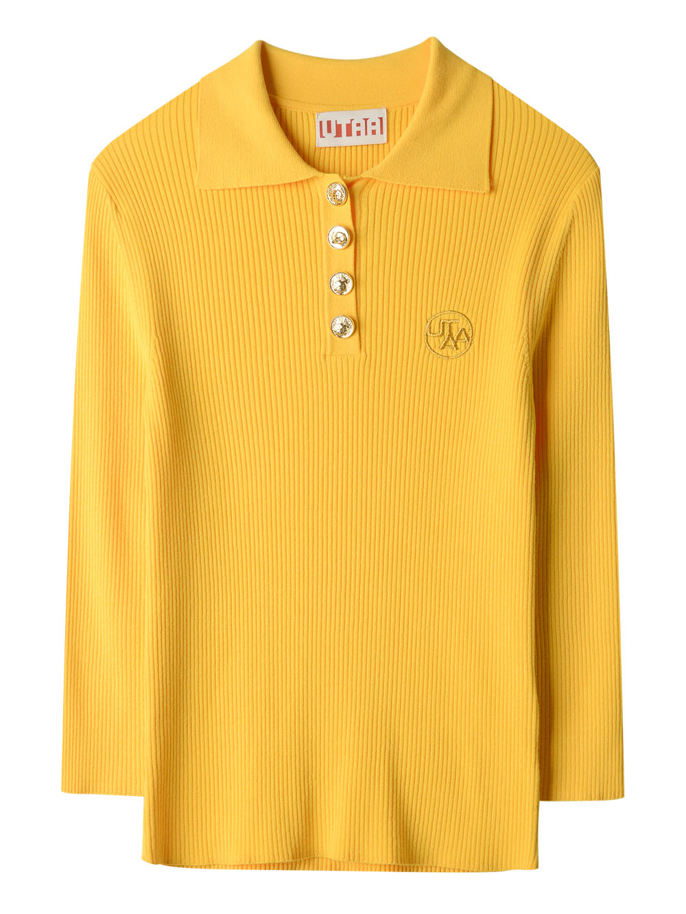 UTAA Gold Symbol PK Sleeve  : Women&#039;s Yellow(UC2KTF413YE)