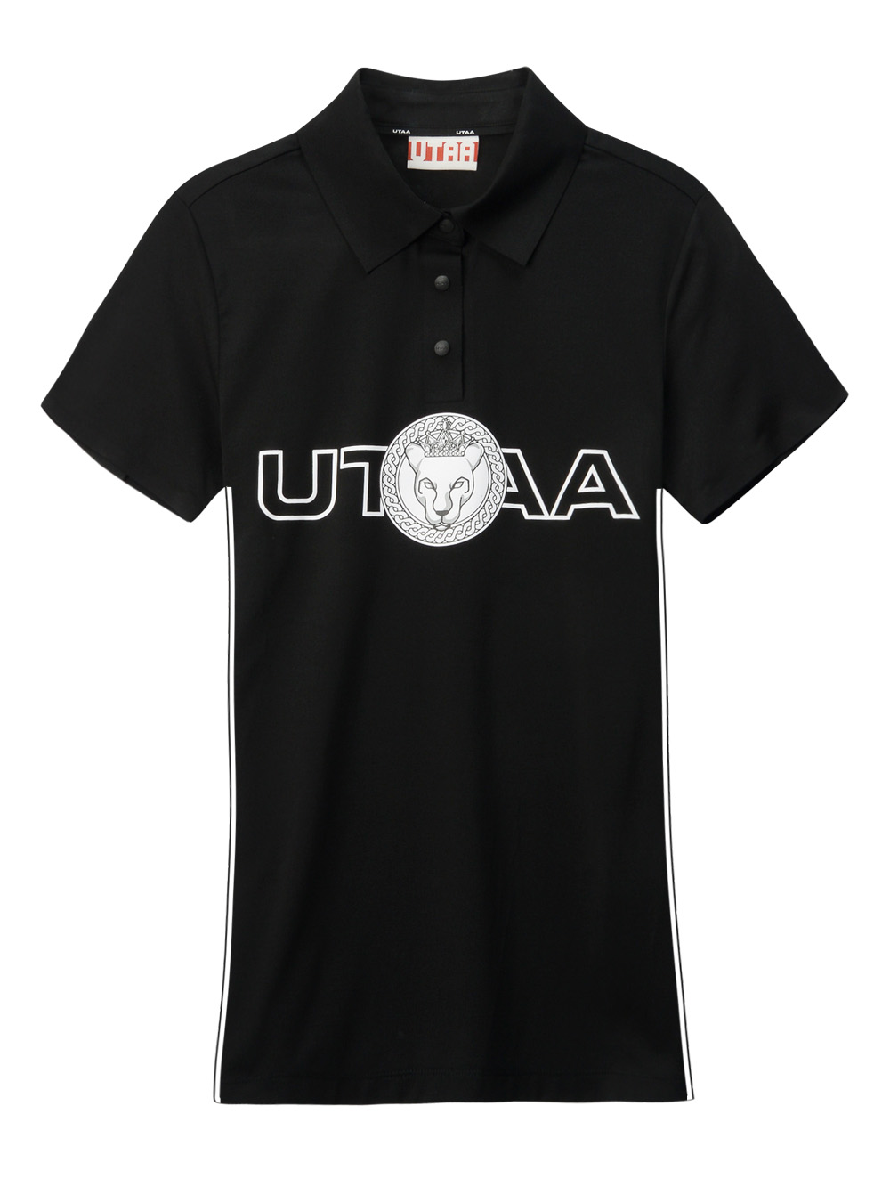 UTAA Ring Panther Color Line PK T-Shirts : Women&#039;s Black (UC2TSF533BK)