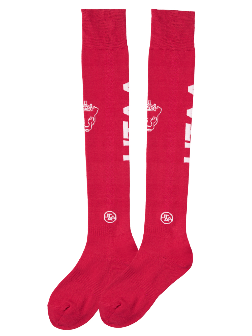 UTAA Neon Panther Logo Over Knee Socks : Pink (UC0GSF126PK)