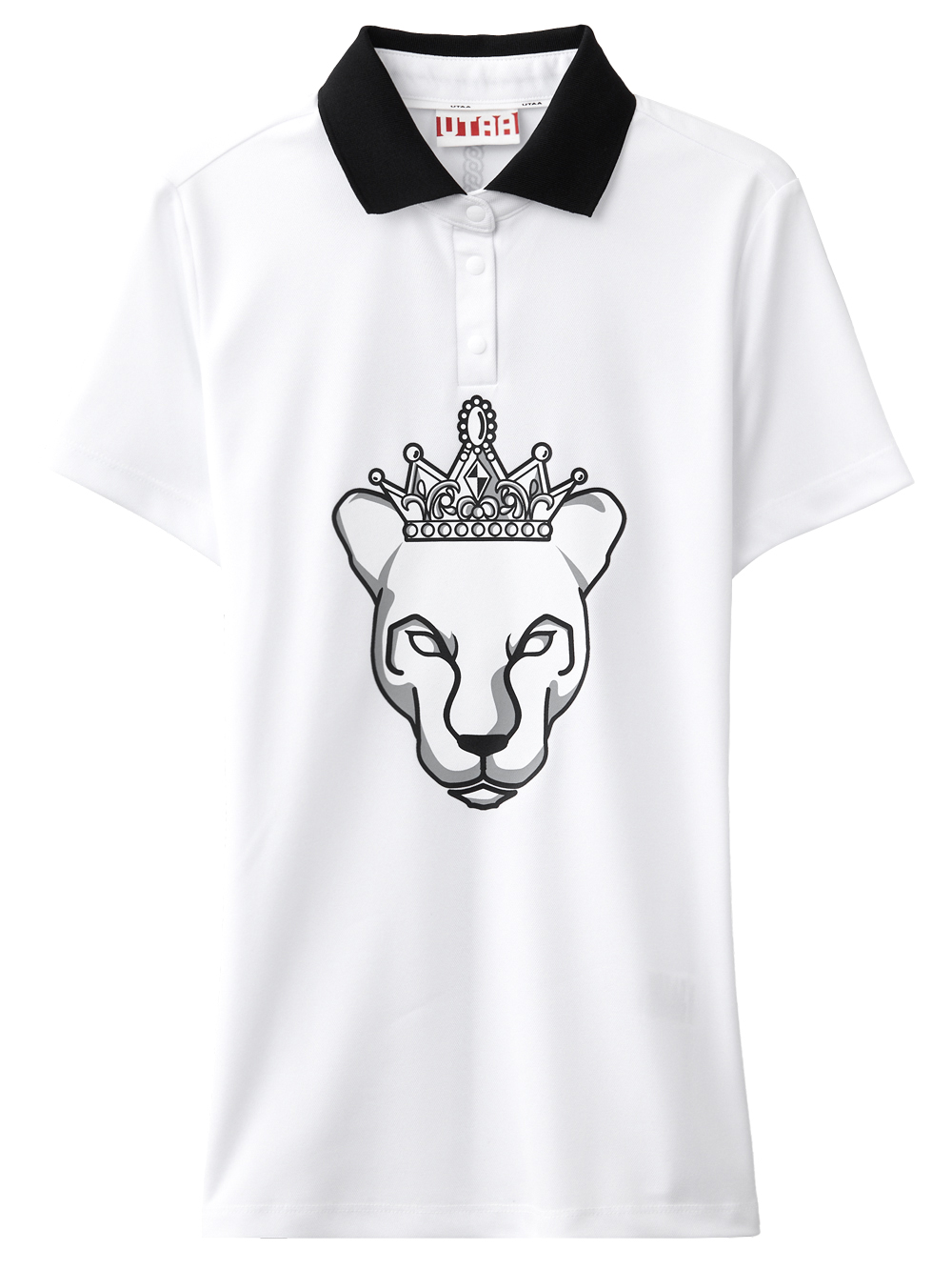 UTAA Crown Panther Pk T-Shirt : Women&#039;s White (UC2TSF540WH)