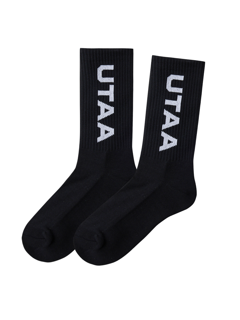 UTAA Logo Socks : Black  (UC0GSF140BK)