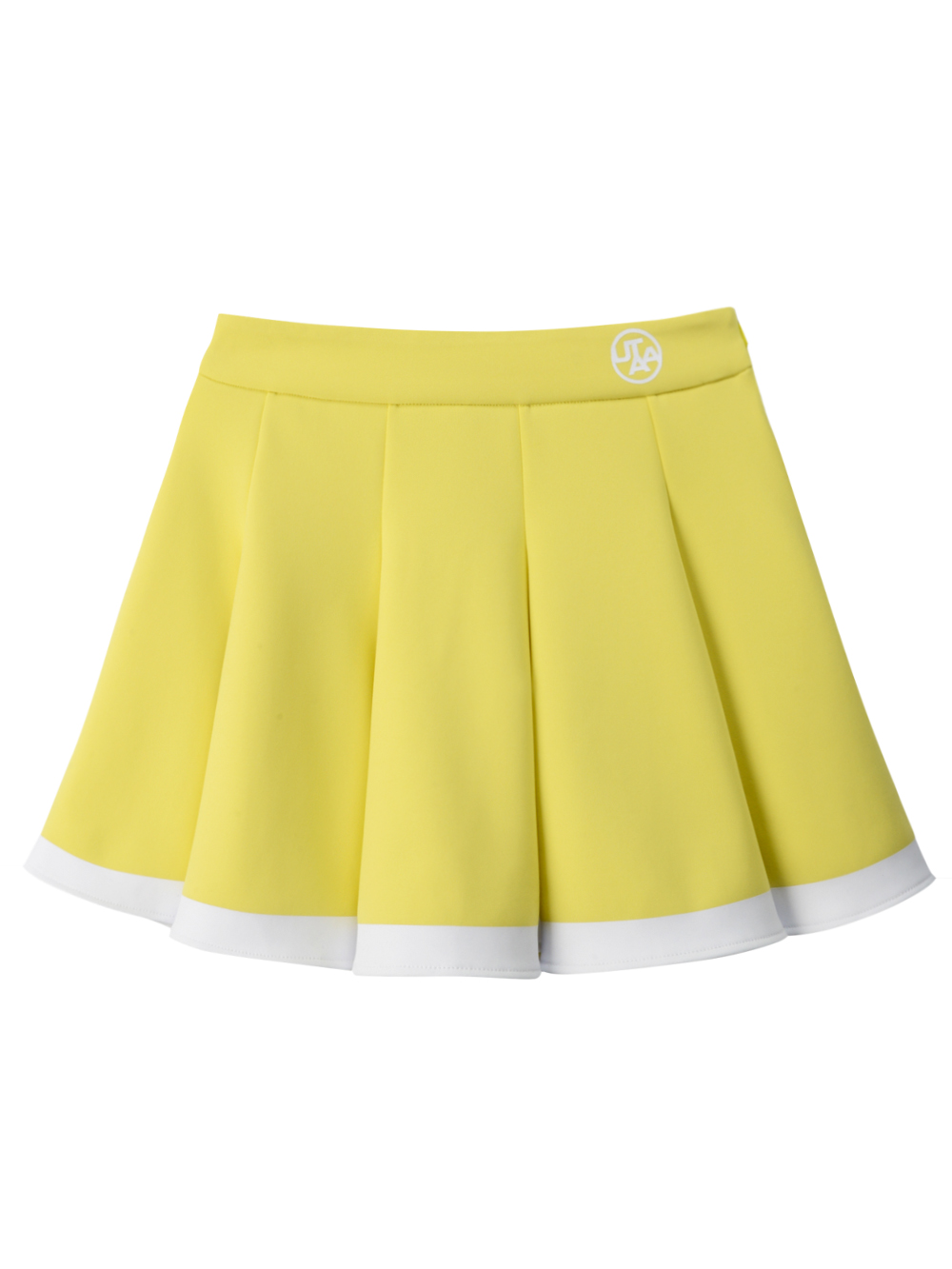UTAA Baroque Neoprene Flare Skirt  :  Women&#039;s Yellow (UC2SSF421YE)