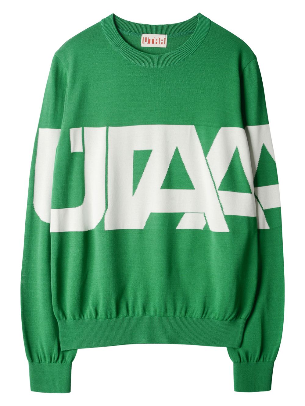 UTAA Midday Logo Knit Pullover : Men&#039;s Green (UC3KTM114GN)
