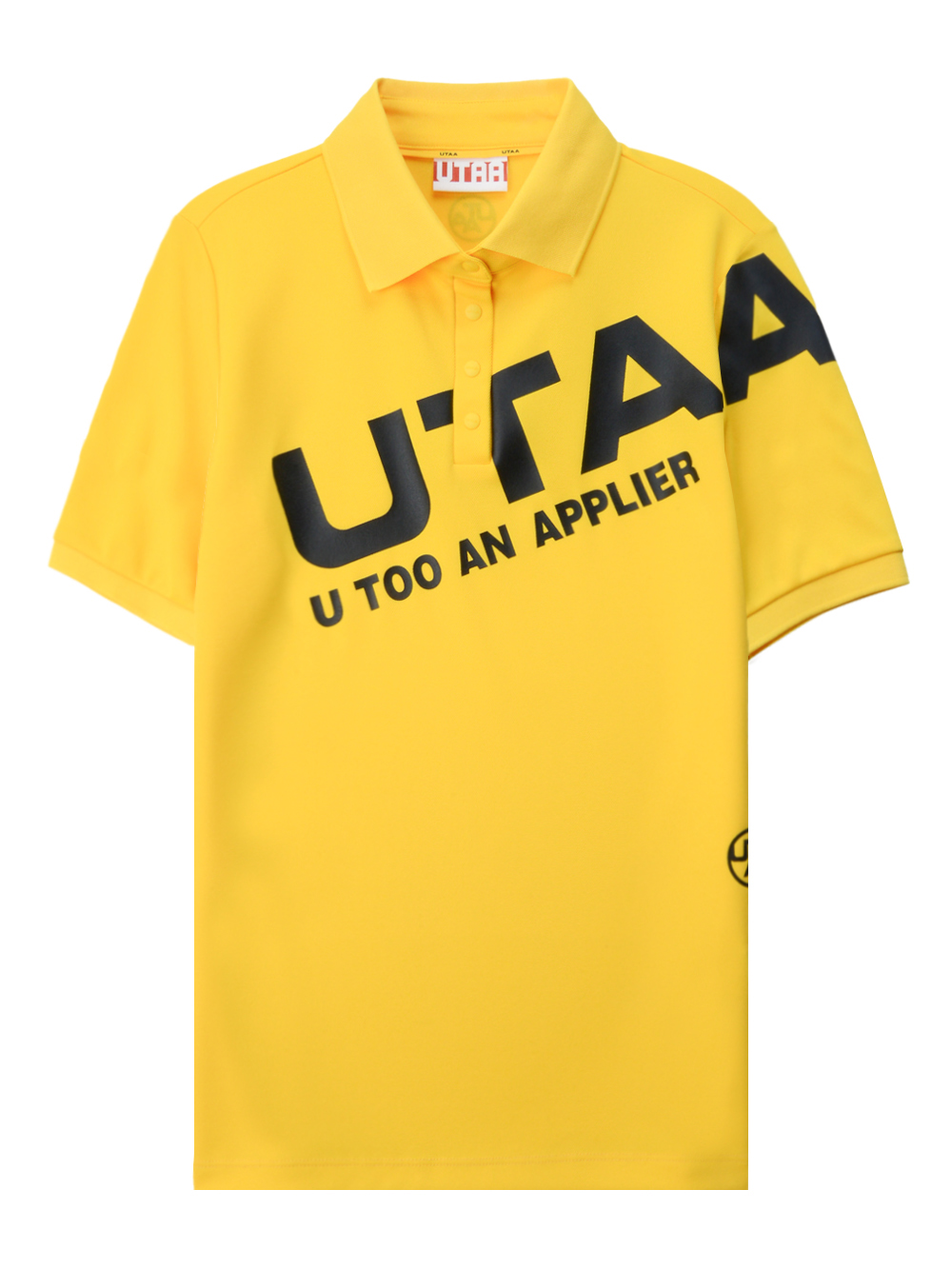UTAA Logo Bounce PK T-Shirts : Men&#039;s Yellow (UC2TSM282YE)