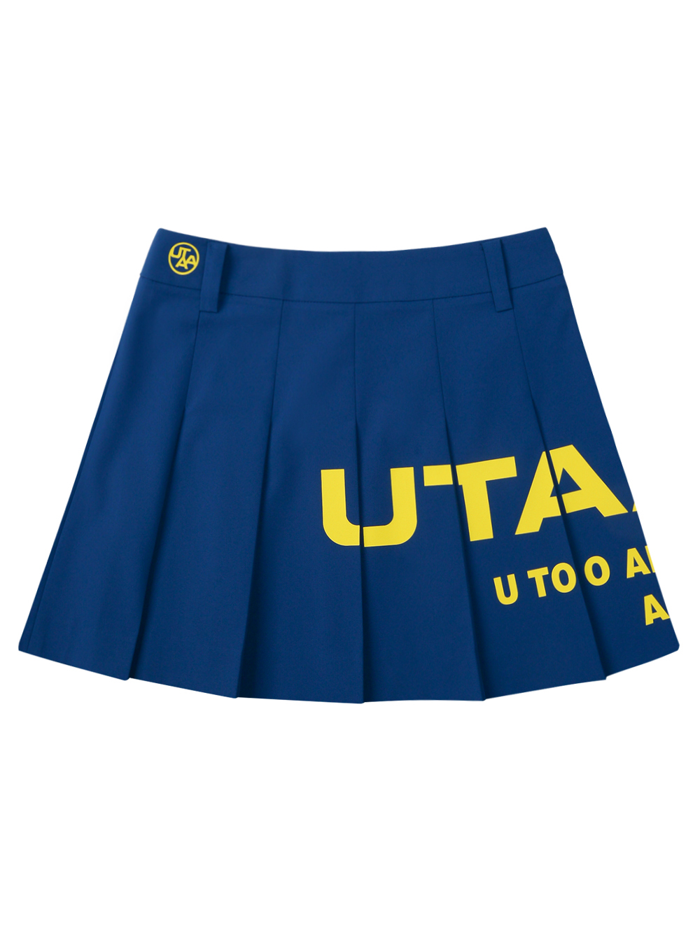 UTAA Brie Big Logo Symbol Short Skirt  : Women&#039;s Blue(UC2SKF283BL)