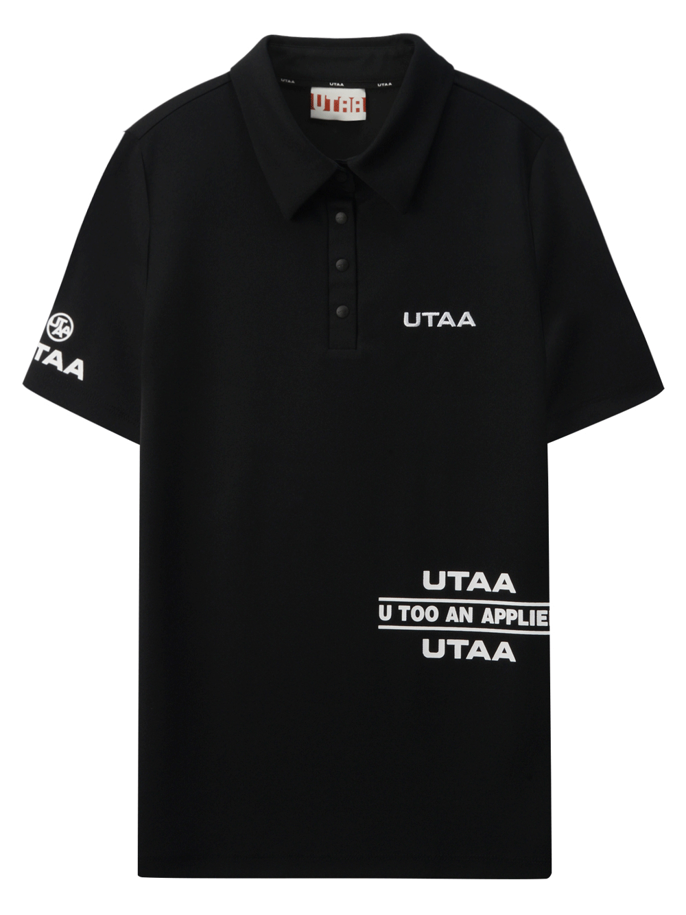 UTAA Tag Line Crown Panther T-Shirt  : Men&#039;s Black (UC2TSM767BK)