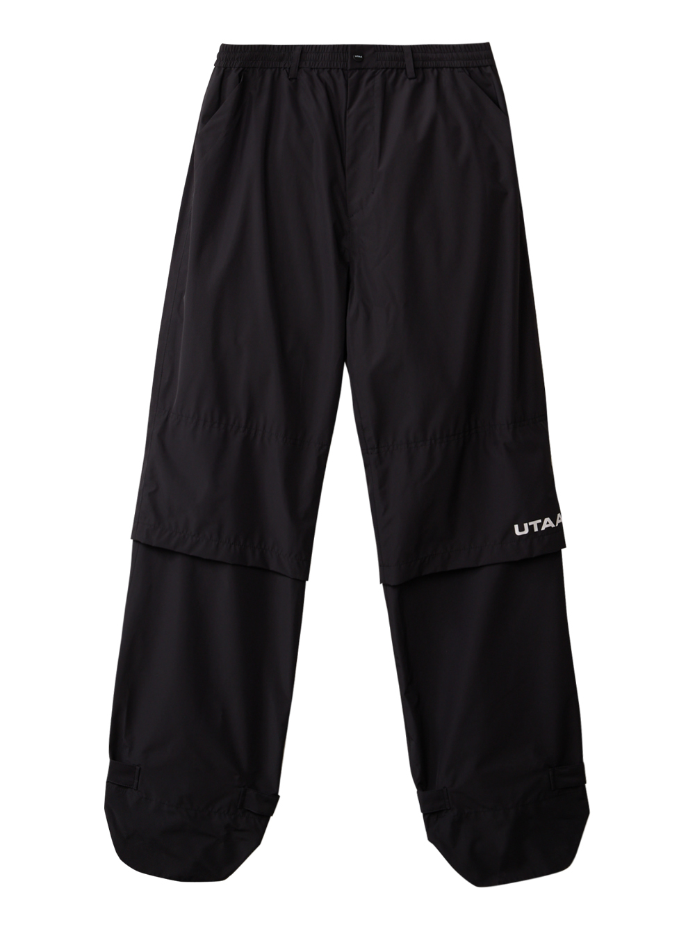 UTAA Symbol Windbreaker Rain Pants : Men&#039;s Black (UD0SPM773BK)